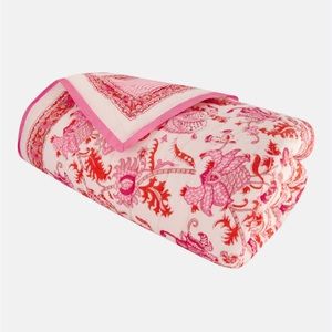 NWT Roller Rabbit pink Amanda quilt queen size